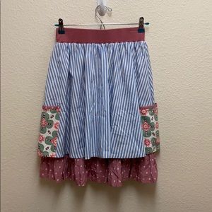 NWT Matilda Jane Mixed Print Skirt Small